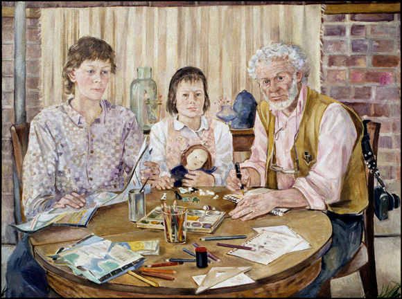 EK 0035 Stroyman Family by Edith Kramer, 1986